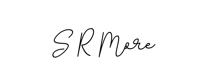Use a signature maker to create a handwritten signature online. With this signature software, you can design (BallpointsItalic-DORy9) your own signature for name S R More. S R More signature style 11 images and pictures png