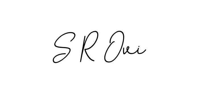 S R Ovi stylish signature style. Best Handwritten Sign (BallpointsItalic-DORy9) for my name. Handwritten Signature Collection Ideas for my name S R Ovi. S R Ovi signature style 11 images and pictures png