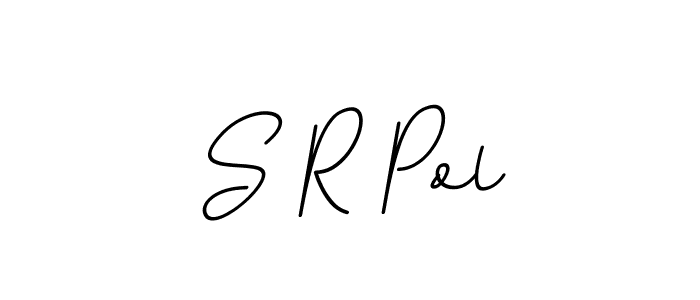This is the best signature style for the S R Pol name. Also you like these signature font (BallpointsItalic-DORy9). Mix name signature. S R Pol signature style 11 images and pictures png