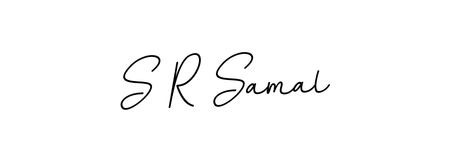 Design your own signature with our free online signature maker. With this signature software, you can create a handwritten (BallpointsItalic-DORy9) signature for name S R Samal. S R Samal signature style 11 images and pictures png