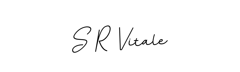 How to make S R Vitale signature? BallpointsItalic-DORy9 is a professional autograph style. Create handwritten signature for S R Vitale name. S R Vitale signature style 11 images and pictures png