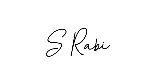 Make a beautiful signature design for name S Rabi. With this signature (BallpointsItalic-DORy9) style, you can create a handwritten signature for free. S Rabi signature style 11 images and pictures png