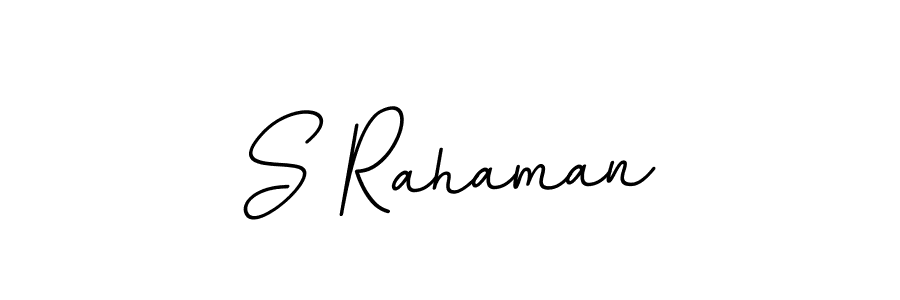 How to make S Rahaman signature? BallpointsItalic-DORy9 is a professional autograph style. Create handwritten signature for S Rahaman name. S Rahaman signature style 11 images and pictures png