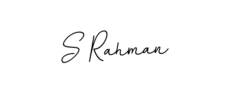 You should practise on your own different ways (BallpointsItalic-DORy9) to write your name (S Rahman) in signature. don't let someone else do it for you. S Rahman signature style 11 images and pictures png