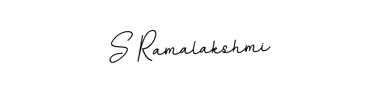 The best way (BallpointsItalic-DORy9) to make a short signature is to pick only two or three words in your name. The name S Ramalakshmi include a total of six letters. For converting this name. S Ramalakshmi signature style 11 images and pictures png