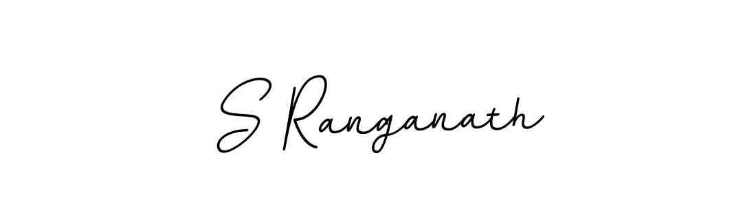 Design your own signature with our free online signature maker. With this signature software, you can create a handwritten (BallpointsItalic-DORy9) signature for name S Ranganath. S Ranganath signature style 11 images and pictures png