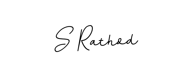 Make a beautiful signature design for name S Rathod. With this signature (BallpointsItalic-DORy9) style, you can create a handwritten signature for free. S Rathod signature style 11 images and pictures png