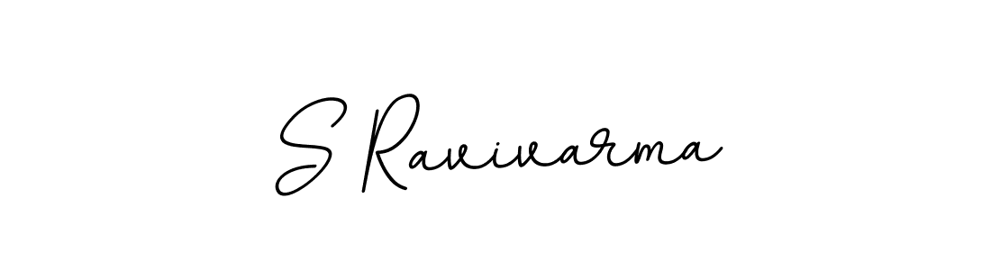 The best way (BallpointsItalic-DORy9) to make a short signature is to pick only two or three words in your name. The name S Ravivarma include a total of six letters. For converting this name. S Ravivarma signature style 11 images and pictures png