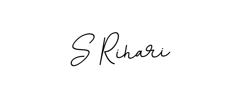 if you are searching for the best signature style for your name S Rihari. so please give up your signature search. here we have designed multiple signature styles  using BallpointsItalic-DORy9. S Rihari signature style 11 images and pictures png