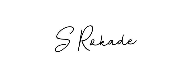 This is the best signature style for the S Rokade name. Also you like these signature font (BallpointsItalic-DORy9). Mix name signature. S Rokade signature style 11 images and pictures png