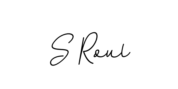 Design your own signature with our free online signature maker. With this signature software, you can create a handwritten (BallpointsItalic-DORy9) signature for name S Roul. S Roul signature style 11 images and pictures png