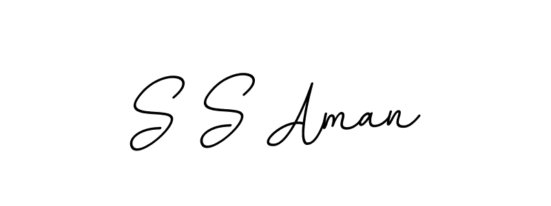 How to make S S Aman signature? BallpointsItalic-DORy9 is a professional autograph style. Create handwritten signature for S S Aman name. S S Aman signature style 11 images and pictures png