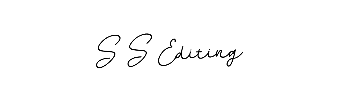 It looks lik you need a new signature style for name S S Editing. Design unique handwritten (BallpointsItalic-DORy9) signature with our free signature maker in just a few clicks. S S Editing signature style 11 images and pictures png