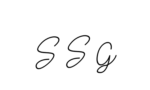 It looks lik you need a new signature style for name S S G. Design unique handwritten (BallpointsItalic-DORy9) signature with our free signature maker in just a few clicks. S S G signature style 11 images and pictures png