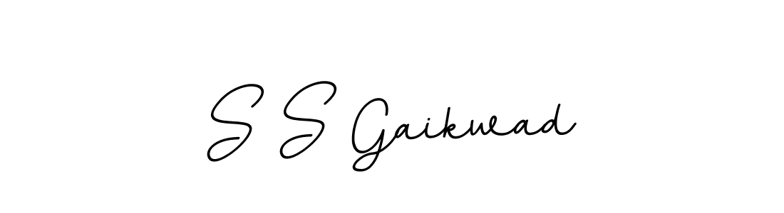 S S Gaikwad stylish signature style. Best Handwritten Sign (BallpointsItalic-DORy9) for my name. Handwritten Signature Collection Ideas for my name S S Gaikwad. S S Gaikwad signature style 11 images and pictures png