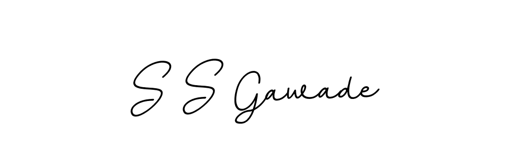 Also we have S S Gawade name is the best signature style. Create professional handwritten signature collection using BallpointsItalic-DORy9 autograph style. S S Gawade signature style 11 images and pictures png