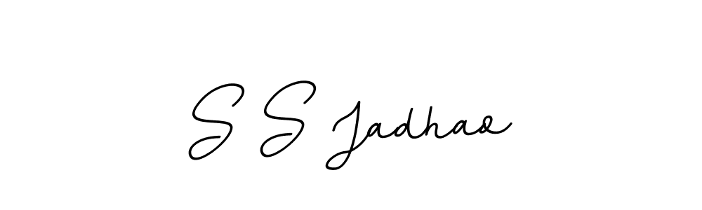 Use a signature maker to create a handwritten signature online. With this signature software, you can design (BallpointsItalic-DORy9) your own signature for name S S Jadhao. S S Jadhao signature style 11 images and pictures png