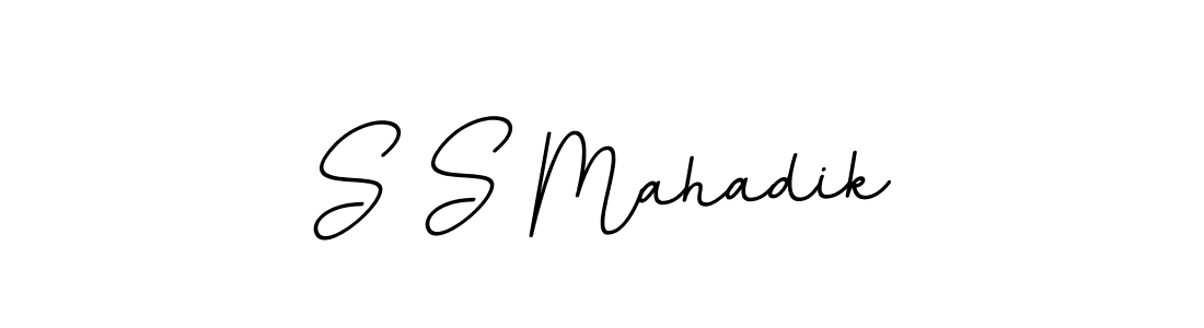 Design your own signature with our free online signature maker. With this signature software, you can create a handwritten (BallpointsItalic-DORy9) signature for name S S Mahadik. S S Mahadik signature style 11 images and pictures png