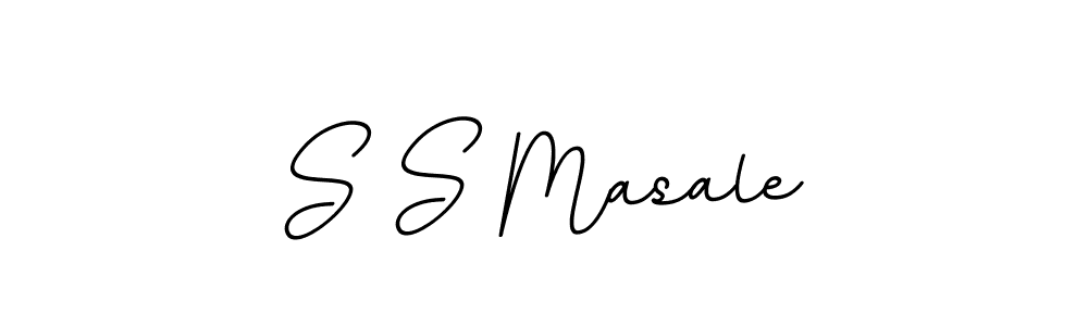 You should practise on your own different ways (BallpointsItalic-DORy9) to write your name (S S Masale) in signature. don't let someone else do it for you. S S Masale signature style 11 images and pictures png