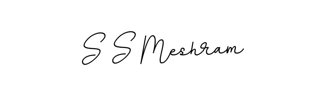 The best way (BallpointsItalic-DORy9) to make a short signature is to pick only two or three words in your name. The name S S Meshram include a total of six letters. For converting this name. S S Meshram signature style 11 images and pictures png