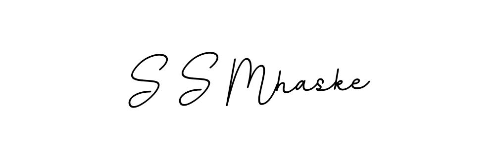 This is the best signature style for the S S Mhaske name. Also you like these signature font (BallpointsItalic-DORy9). Mix name signature. S S Mhaske signature style 11 images and pictures png