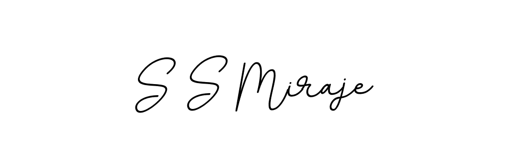 You should practise on your own different ways (BallpointsItalic-DORy9) to write your name (S S Miraje) in signature. don't let someone else do it for you. S S Miraje signature style 11 images and pictures png