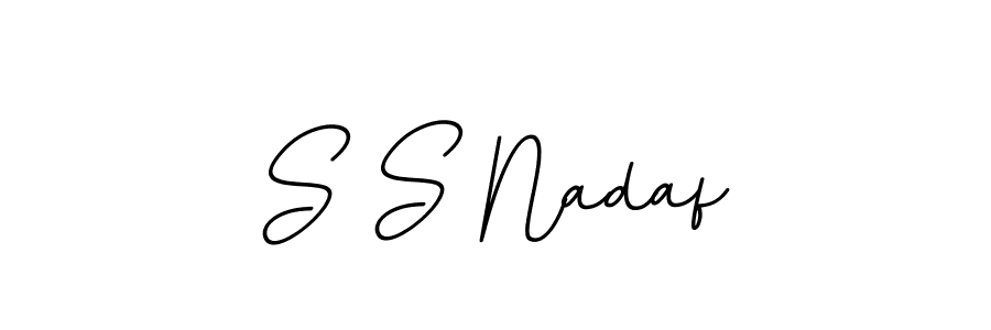 Make a beautiful signature design for name S S Nadaf. Use this online signature maker to create a handwritten signature for free. S S Nadaf signature style 11 images and pictures png