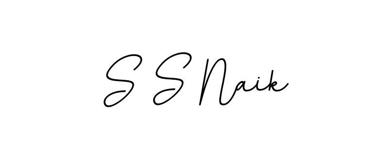 Use a signature maker to create a handwritten signature online. With this signature software, you can design (BallpointsItalic-DORy9) your own signature for name S S Naik. S S Naik signature style 11 images and pictures png