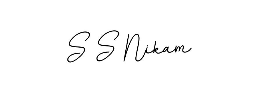 Here are the top 10 professional signature styles for the name S S Nikam. These are the best autograph styles you can use for your name. S S Nikam signature style 11 images and pictures png