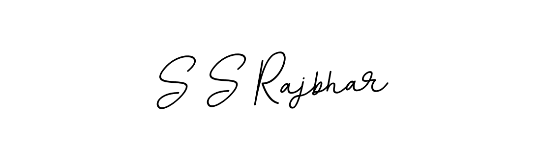 Create a beautiful signature design for name S S Rajbhar. With this signature (BallpointsItalic-DORy9) fonts, you can make a handwritten signature for free. S S Rajbhar signature style 11 images and pictures png