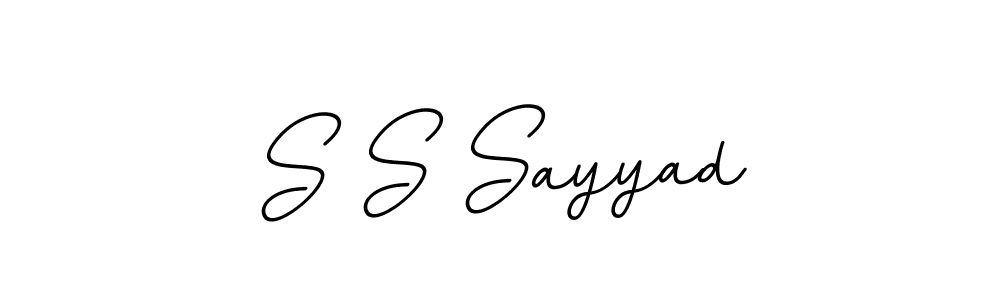 BallpointsItalic-DORy9 is a professional signature style that is perfect for those who want to add a touch of class to their signature. It is also a great choice for those who want to make their signature more unique. Get S S Sayyad name to fancy signature for free. S S Sayyad signature style 11 images and pictures png