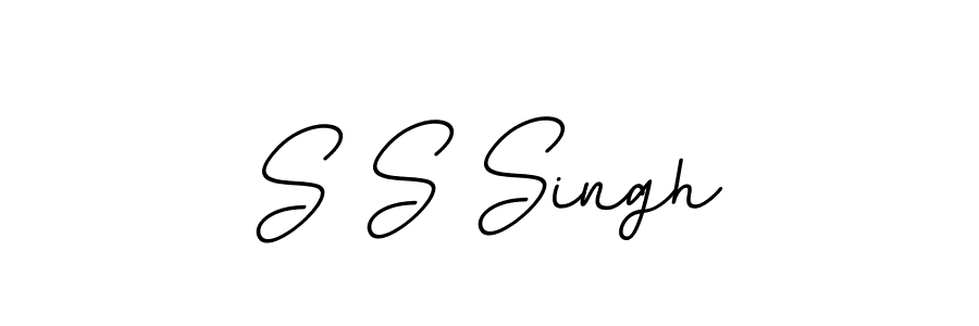 Create a beautiful signature design for name S S Singh. With this signature (BallpointsItalic-DORy9) fonts, you can make a handwritten signature for free. S S Singh signature style 11 images and pictures png