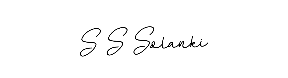 S S Solanki stylish signature style. Best Handwritten Sign (BallpointsItalic-DORy9) for my name. Handwritten Signature Collection Ideas for my name S S Solanki. S S Solanki signature style 11 images and pictures png