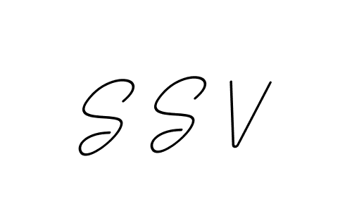 The best way (BallpointsItalic-DORy9) to make a short signature is to pick only two or three words in your name. The name S S V include a total of six letters. For converting this name. S S V signature style 11 images and pictures png