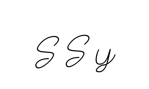 Also You can easily find your signature by using the search form. We will create S S Y name handwritten signature images for you free of cost using BallpointsItalic-DORy9 sign style. S S Y signature style 11 images and pictures png