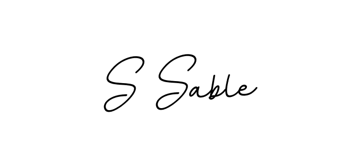 This is the best signature style for the S Sable name. Also you like these signature font (BallpointsItalic-DORy9). Mix name signature. S Sable signature style 11 images and pictures png