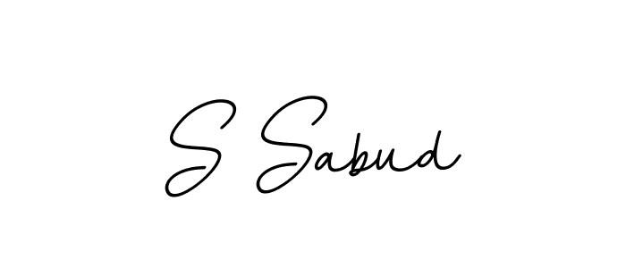 This is the best signature style for the S Sabud name. Also you like these signature font (BallpointsItalic-DORy9). Mix name signature. S Sabud signature style 11 images and pictures png