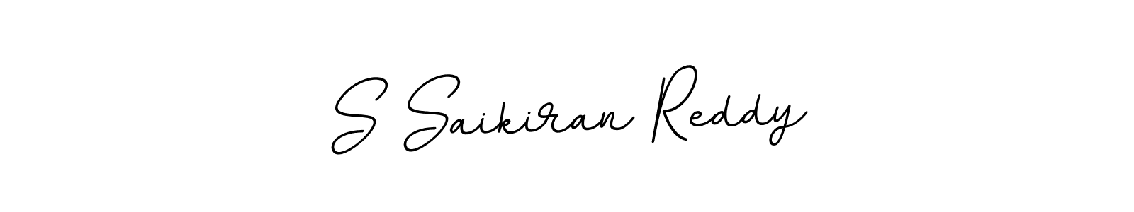 Make a beautiful signature design for name S Saikiran Reddy. With this signature (BallpointsItalic-DORy9) style, you can create a handwritten signature for free. S Saikiran Reddy signature style 11 images and pictures png