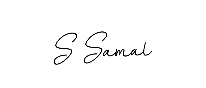 This is the best signature style for the S Samal name. Also you like these signature font (BallpointsItalic-DORy9). Mix name signature. S Samal signature style 11 images and pictures png