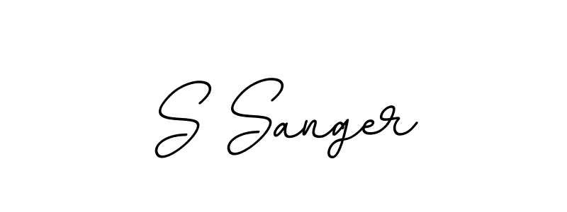 This is the best signature style for the S Sanger name. Also you like these signature font (BallpointsItalic-DORy9). Mix name signature. S Sanger signature style 11 images and pictures png