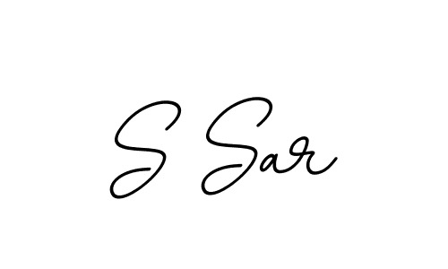 Use a signature maker to create a handwritten signature online. With this signature software, you can design (BallpointsItalic-DORy9) your own signature for name S Sar. S Sar signature style 11 images and pictures png