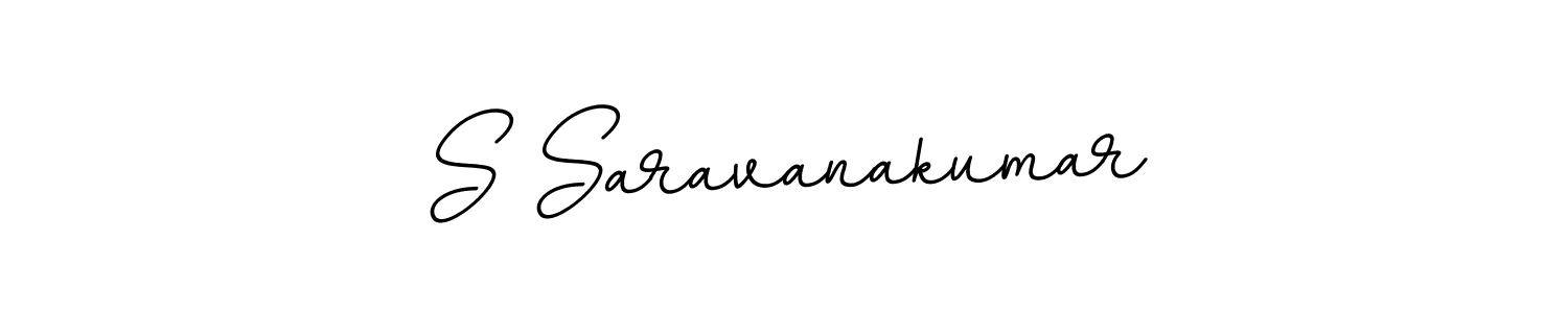 Create a beautiful signature design for name S Saravanakumar. With this signature (BallpointsItalic-DORy9) fonts, you can make a handwritten signature for free. S Saravanakumar signature style 11 images and pictures png