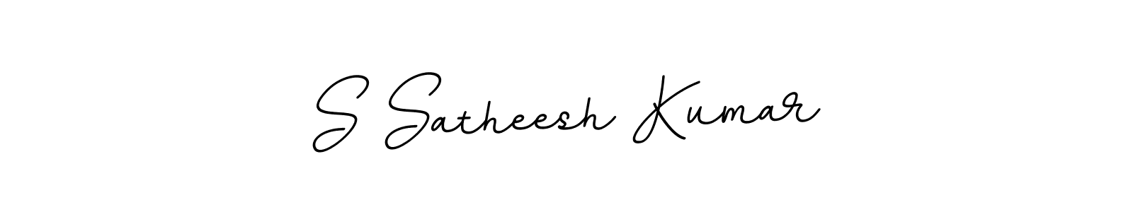 Make a beautiful signature design for name S Satheesh Kumar. With this signature (BallpointsItalic-DORy9) style, you can create a handwritten signature for free. S Satheesh Kumar signature style 11 images and pictures png