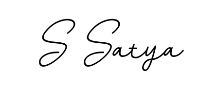 Download transparent PNG signature for name S Satya styled with BallpointsItalic-DORy9 font. Ready to paste directly into PDF and Word agreements. S Satya signature style 11 images and pictures png