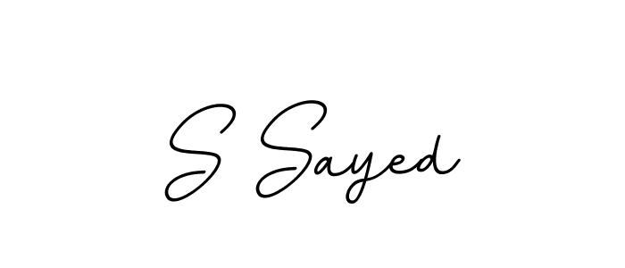 Make a beautiful signature design for name S Sayed. Use this online signature maker to create a handwritten signature for free. S Sayed signature style 11 images and pictures png