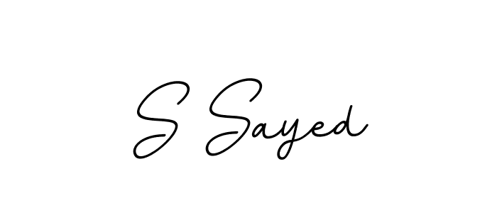 Make a beautiful signature design for name S Sayed. Use this online signature maker to create a handwritten signature for free. S Sayed signature style 11 images and pictures png