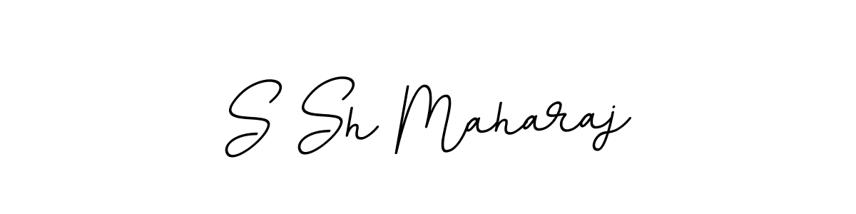 Design your own signature with our free online signature maker. With this signature software, you can create a handwritten (BallpointsItalic-DORy9) signature for name S Sh Maharaj. S Sh Maharaj signature style 11 images and pictures png