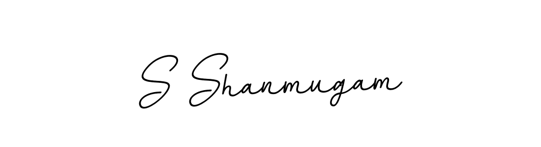 Make a beautiful signature design for name S Shanmugam. With this signature (BallpointsItalic-DORy9) style, you can create a handwritten signature for free. S Shanmugam signature style 11 images and pictures png