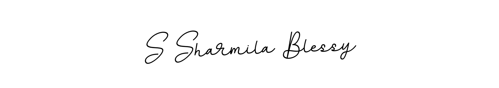 You can use this online signature creator to create a handwritten signature for the name S Sharmila Blessy. This is the best online autograph maker. S Sharmila Blessy signature style 11 images and pictures png