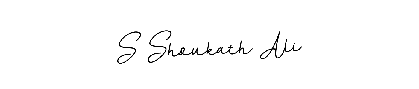 You should practise on your own different ways (BallpointsItalic-DORy9) to write your name (S Shoukath Ali) in signature. don't let someone else do it for you. S Shoukath Ali signature style 11 images and pictures png